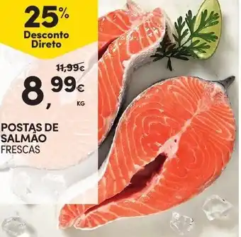 Continente Postas Salmão Frescas promoção