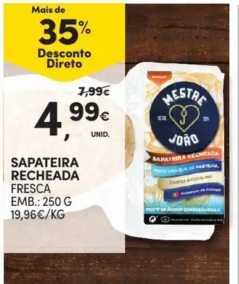 Continente Sapateira Recheada Fresca 250g promoção