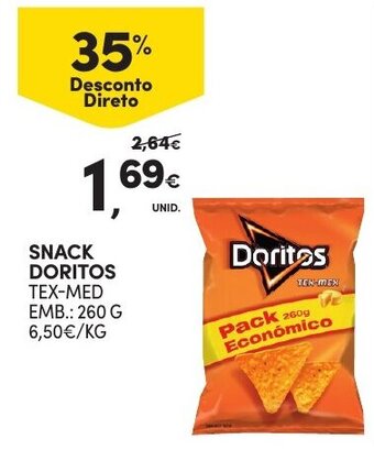 Continente Snack Doritos 260g promoção