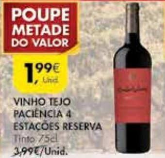 Vinho Tejo Paciência 4 Estações Reserva 75cl