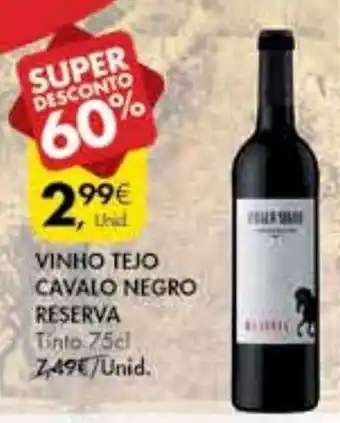 Vinho Tejo Cavalo Negro Reserva 75cl