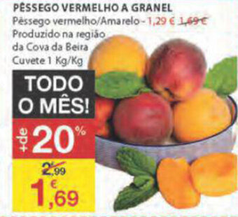 E.Leclerc Pêssego Vermelho a Granel promoção
