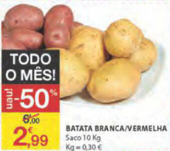 Batata Branca/Vermelha 10kg