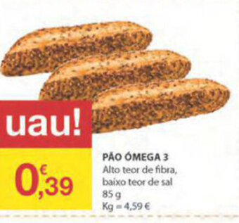 E.Leclerc Pão Ómega 3 85g promoção