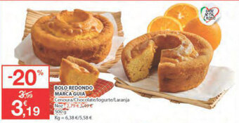 E.Leclerc Bolo Redondo Marca Guia 500g promoção