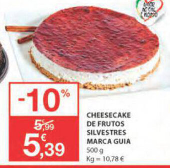E.Leclerc Cheesecake de Frutos Silvestres Marca Guia 500g promoção
