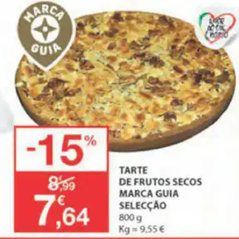 Tarte de Frutos Secos Marca Guia Seleção 800g