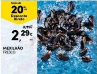 Continente Mexilhão Fresco 1kg promoção