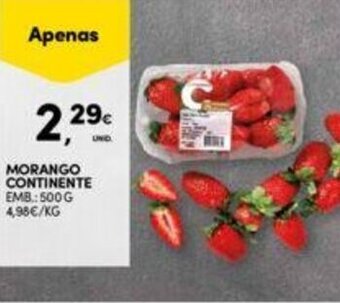 Continente Morango Continente 500g promoção