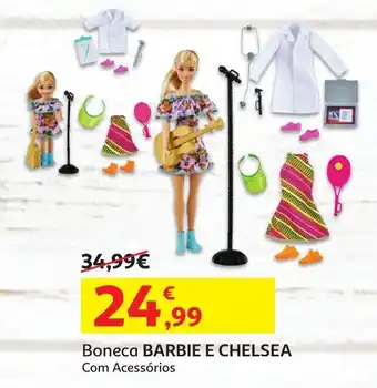 Auchan Boneca Barbie e Chelsea promoção