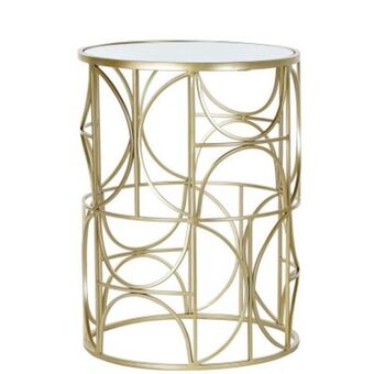 Superdecor Mesa auxiliar de metal/vidro 580 promoção