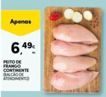Continente Peito de Frango Continente 1kg promoção