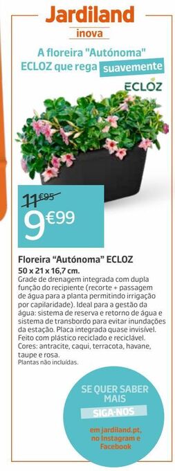 Jardiland Vaso promoção
