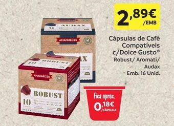 Amanhecer Cápsulas de café amanhecer promoção