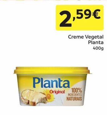 Margarina vegetal planta