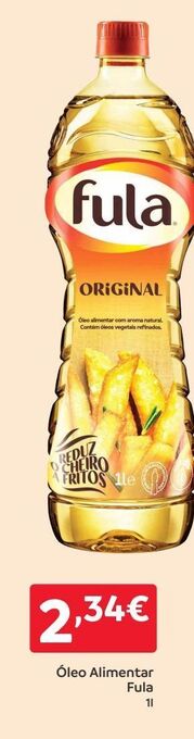 Óleo para fritar fula