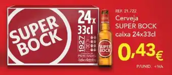 Makro Cerveja Super Bock 24x33cl promoção