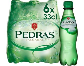 Auchan Agua c/gas pedras salgadas promoção