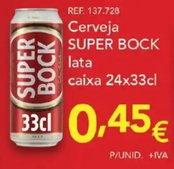 Cerveja Super Bock lata 24x33cl