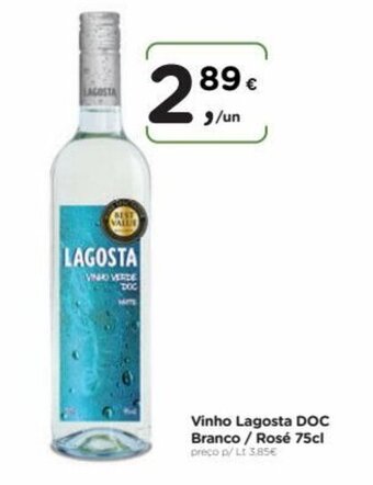 Vinho Lagosta DOC Branco/ Rosé 75cl
