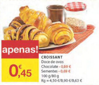 E.Leclerc Croissant 100g/80g promoção