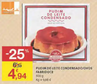 E.Leclerc Pudim de Leite Condensado/Ovos Fabridoce 500g promoção