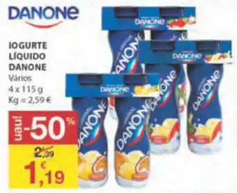 Iogurte Líquido Danone 4x115g