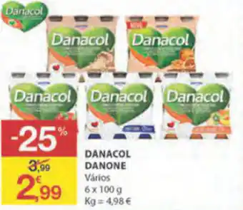 E.Leclerc Danacol Danone 6x100g promoção