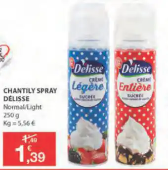 Chantily Spray Délisse 250g