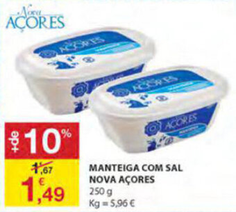 E.Leclerc Manteiga com Sal Nova Açores 250g promoção