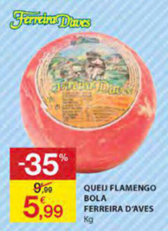 E.Leclerc Queijo Flamengo Bola Ferreira D'Aves promoção