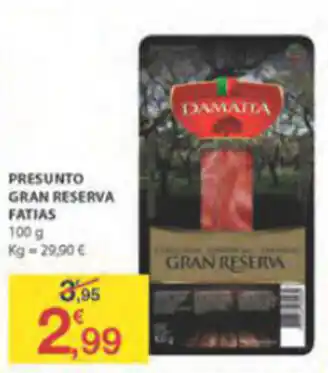 E.Leclerc Presunto Gran Reserva Fatias 100g promoção