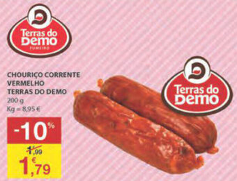 E.Leclerc Chouriço Corrente Vermelho Terras do Demo 200g promoção