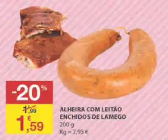 E.Leclerc Alheira com Leitão Enchidos de Lamego 200g promoção