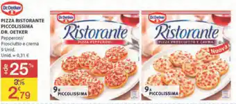 E.Leclerc Pizza Ristorante Piccolissima Dr. Oetker 9 Unid promoção