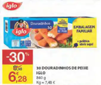 E.Leclerc Douradinhos de Peixe Iglo 840g promoção