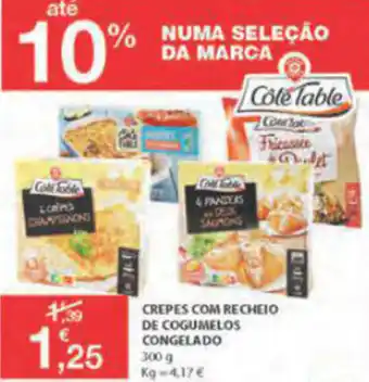 E.Leclerc Crepes com Recheio de Cogumelos Congelado 300g promoção