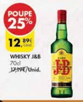 Pingo Doce Whisky J&B 70cl promoção