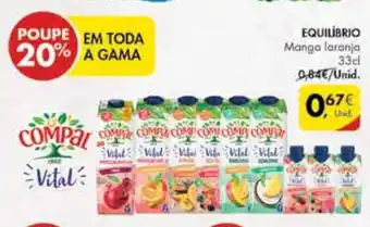 Pingo Doce Compal Equilíbrio 33cl promoção