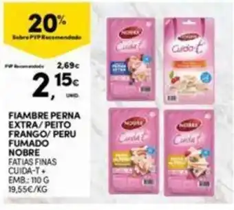Fiambre Perna Extra/ Peito Frango/ Peri Fumado Nobre 110g