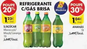 Pingo Doce Refrigerante c/ gás Brisa 1L promoção