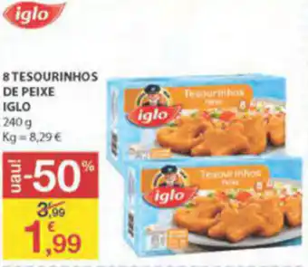 E.Leclerc Tesourinhos de Peixe Iglo 240g promoção