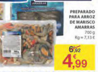 E.Leclerc Preparado Para Arroz de Marisco Amarras 700g promoção