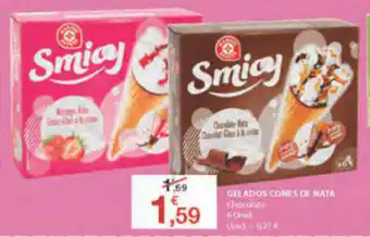 Gelados Cone de Nata 6 Unid