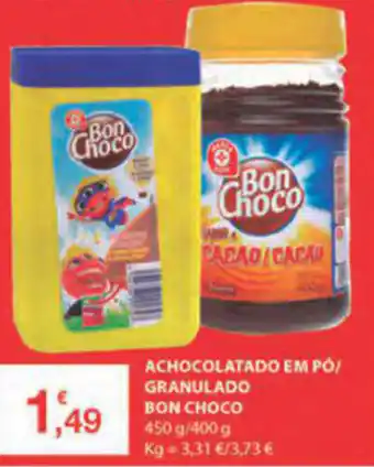 E.Leclerc Achocolatado Em Pó/Granulado Bon Choco 450g/400g promoção