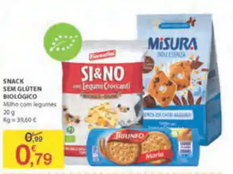 E.Leclerc Snack Sem Glúten Biológico 20g promoção