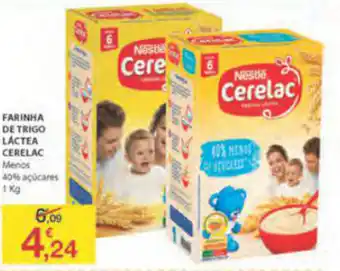 E.Leclerc Farinha de Trigo Láctea Cerelac 1kg promoção