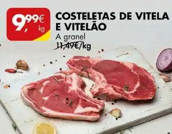 Pingo Doce Costeletas de Vitela e Vitelão a granel 1kg promoção
