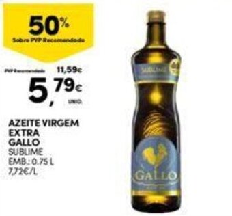 Continente Azeite Virgem Extra Gallo 0.75L promoção