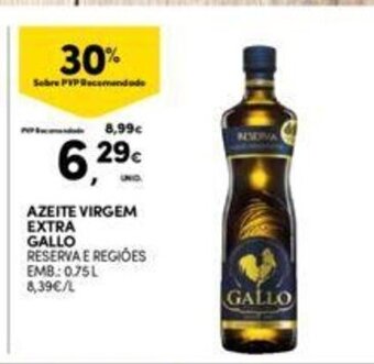 Continente Azeite Virgem Extra Gallo 0.75L promoção